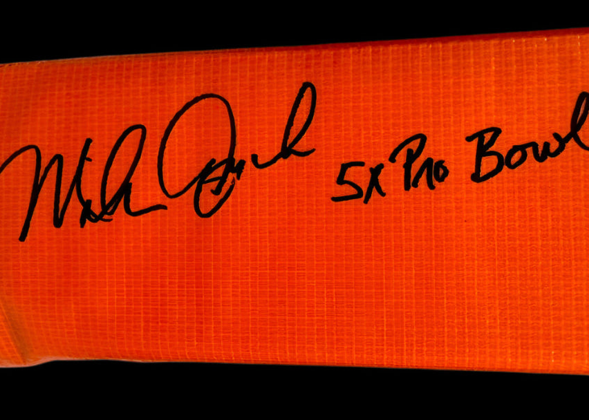 Mike Quick Signed Football Pylon Philadelphia Eagles - Schwartz COA